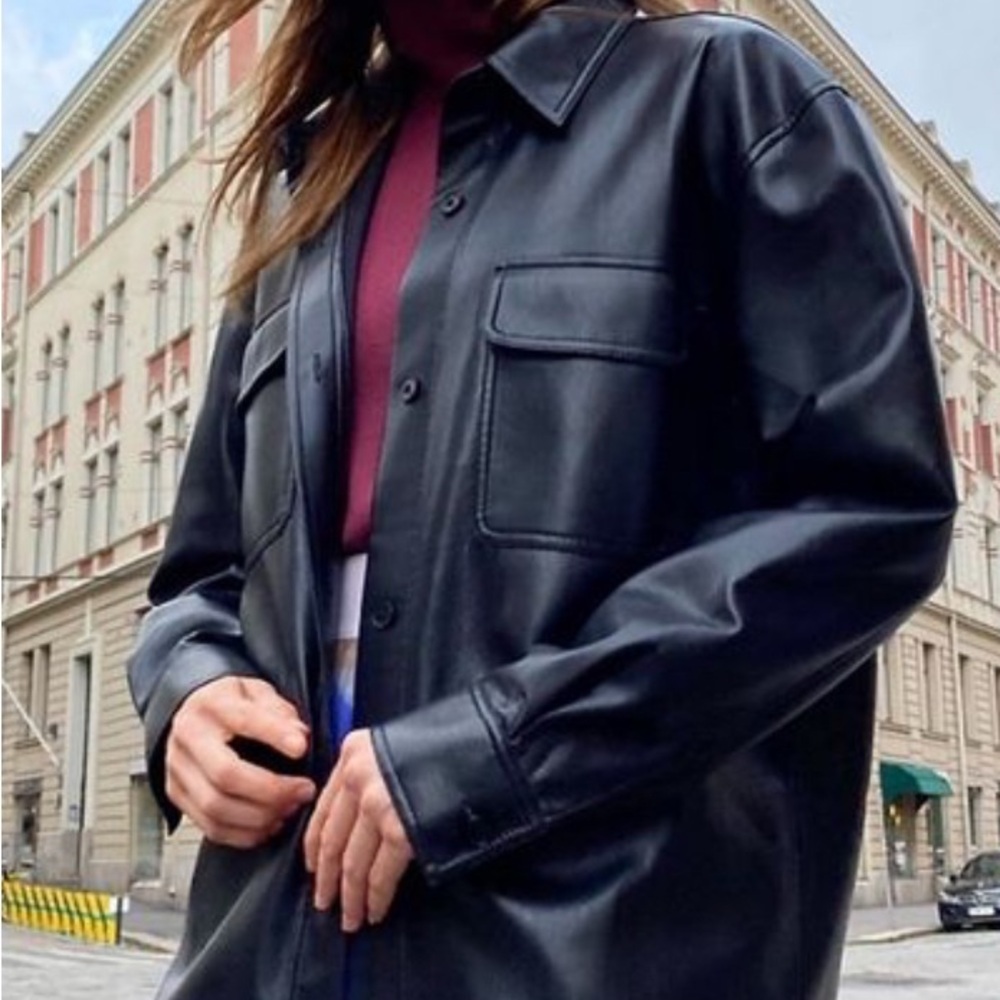 Wilfred Belek Vegan Leather Shirt
